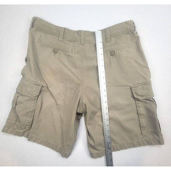 Faded Glory Men's Khaki Cargo Shorts Size 38 Outdoor Pockets Casual Wear - Picture 5 of 8